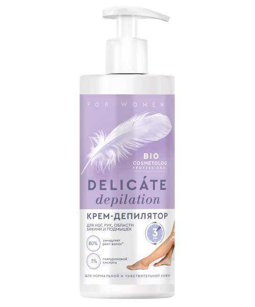 Крем депилятор Delicate Depilation БиоКосметолог 200мл фотография