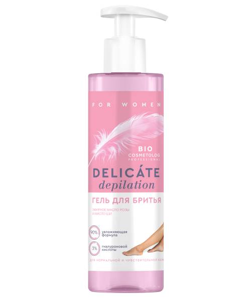 Гель для бритья Delicate Depilation Биокосметолог 190мл фотография
