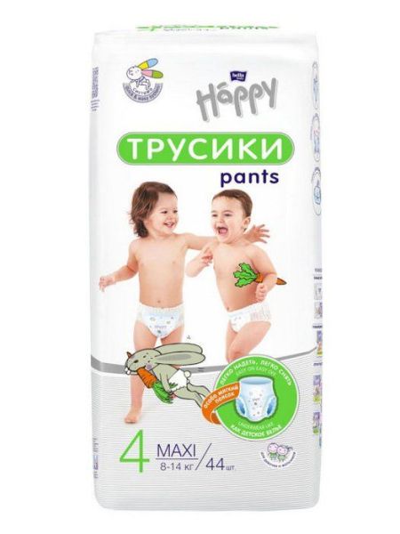 Подгузники-трусики Bella Happy maxi 8-14кг 44шт фотография